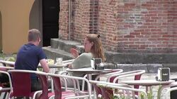 CLEAN : Italians react to Olympic gold medals in high jump and 100m News Clip