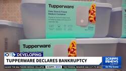 Tupperware files for bankruptcy as sales slump for the colorful container brand News Clip