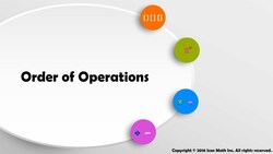 Order of Operations Instructional Video