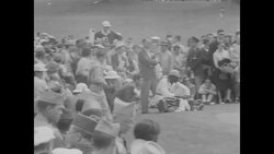 Sam Snead wins a special 18-hole playoff after finishing in a tie with Ben Hogan at golf's Masters Tournament News Clip