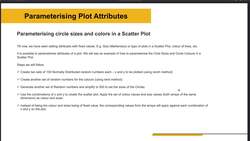 Data Analytics using Python Visualizations - Parameterizing Plots Instructional Video