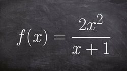 Finding the Vertical and Horizontal Asymptotes of a Functions Instructional Video