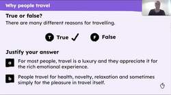 Conceptualising travel writing and making predictions based on titles Instructional Video