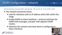 Cisco CCNA 200-301: The Complete Guide to Getting Certified - EIGRP - the Enhanced Interior Gateway Routing Protocol Instructional Video