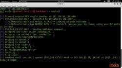 Describe cyber attacks that could affect a computer system or network : Leaving a Backdoor in the Target Machine Instructional Video