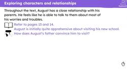 Developing responses to 'Wonder' through rich discussions Instructional Video