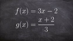 Verifying two linear equations are inverses of each other Instructional Video