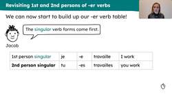 Ask others: -er verbs 2nd persons singular and plural Instructional Video