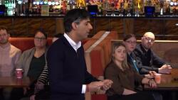 Rishi Sunak tells Maltby pub of his aim to abolish national insurance News Clip