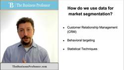 Marketing - Using Data for Market Segmentation Instructional Video