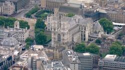 Westminster Abbey on the day of the funeral of Queen Elizabeth II News Clip