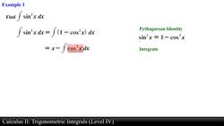 Calculus II: Trigonometric Integrals (Level 4 of 7) Instructional Video