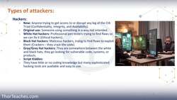 CISSP® Certification Domain 1 Security and Risk Management Video Boot Camp for 2022 - Risk - Attackers and Types of Attacks - Part 1 Instructional Video