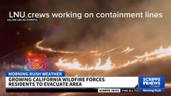 Growing California wildfire forces residents to evacuate east of San Francisco News Clip