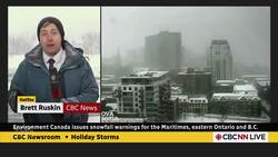 Environment Canada issues snowfall warnings for the Maritimes, eastern Ontario and B.C. | NEW News Clip