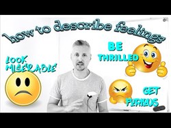 English Vocabulary lesson on how to describe feelings (FUN LESSON !!!) Instructional Video