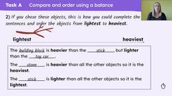 Compare and order measurements of mass Instructional Video