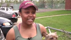 Roof shredded, woman describes surviving tornado Instructional Video