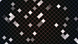 Motion white squares abstract background Stock Footage
