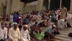 Friday prayers at Dhaka mosque despite virus News Clip