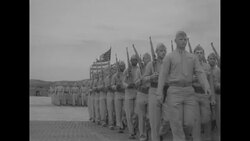 1st Marine Air Wing planes fly over military parade attended by South Korean Pres. Syngman Rhee News Clip