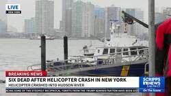 Helicopter crashes in Hudson River near Manhattan’s west side News Clip