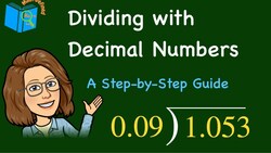 Dividing with Decimal Numbers Instructional Video