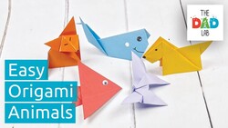 How to Make 5 Paper Animals Instructional Video