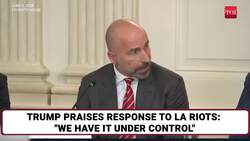 Trump Defends US Troops In Los Angeles To Quell Riots | 'California's Newsom Blew It Up' News Clip
