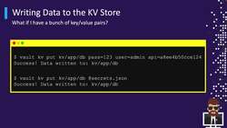 HashiCorp Certified - Vault Associate Course - Working with KV Secrets Engine Instructional Video