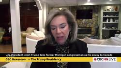 U.S. President-elect Trump tabs former Michigan congressman as his envoy to Canada News Clip