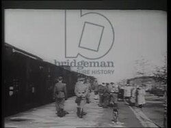 RESEARCH IMW Tape 170 Jews frieght cars Holland Stock Footage