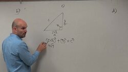 How to find the hypotenuse of a triangle using Pythagorean Theorem Instructional Video