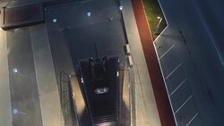 T-34 Soviet Army Medium Battle Tank Memorial Monument at Night Stock Footage