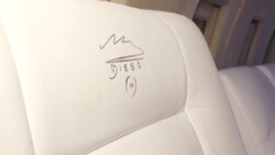 CLEAN : 'Tango D10S' airplane pays tribute to football legend Diego Maradona News Clip