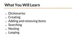 Python 3 for Beginners: Introduction to Python Dictionaries Instructional Video