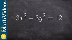 Given the equation of a circle find the center and radius Instructional Video
