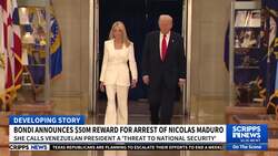 US offers $50M reward for arrest of Venezuela's president to face drug charges News Clip