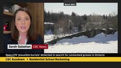 Over 170 'plausible burials' detected in search for unmarked graves in Ontario News Clip