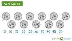 Skip Counting to Count Money Instructional Video