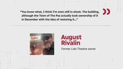 Arson suspected in Lido Theatre fire News Clip