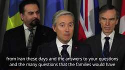 Canada's foreign affairs minister demands full transparency and cooperation by Iran News Clip