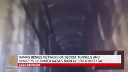 Israeli military claims to have found long tunnel under al-Shifa Hospital News Clip