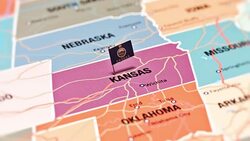 Kansas from USA States Stock Footage