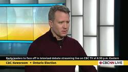 Party leaders to face off in televised debate streaming live on CBC TV at 6:30 p.m. Eastern News Clip