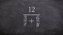 Simplifying complex fractions Instructional Video