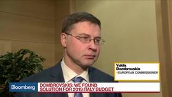 European Commissioner Dombrovskis: We Found Solution for 2019 Italy Budget News Clip