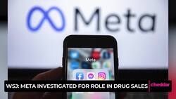 Meta Investigated for Role in Drug Sales News Clip