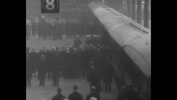 King George V's funeral train News Clip