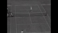 Tony Trabert wins US National Men's Singles Championship in tennis match at West Side Tennis Club in Forest Hills, NY News Clip